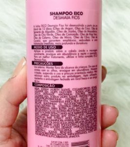 Shampoo Desmaia Fios Eico