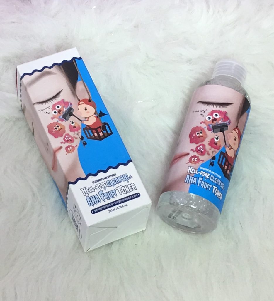 Testei o Hell-Pore Clean Up Aha Fruit Toner da Elizavecca. - Dicas by Dani