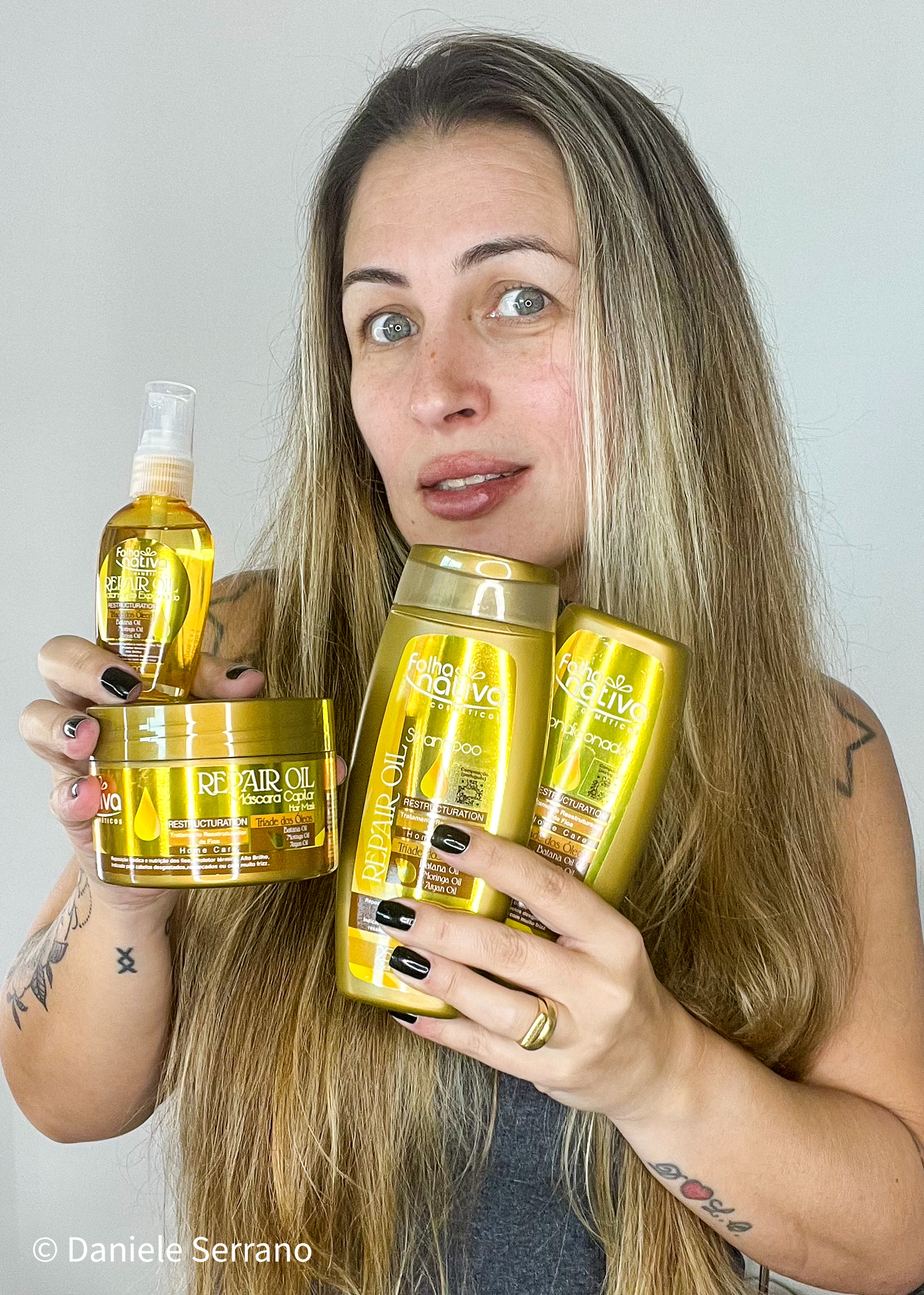 Transforme seus cabelos com a linha Repair Oil Folha Nativa!