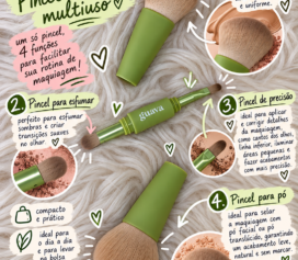 1 Pincel, 4 Funções, Beleza Infinita: Conheça o Pincel 4 em 1 Multiuso da Guava Skin! 1 Pincel, 4 Funções, Beleza Infinita: Conheça o Pincel 4 em 1 Multiuso da Guava Skin!